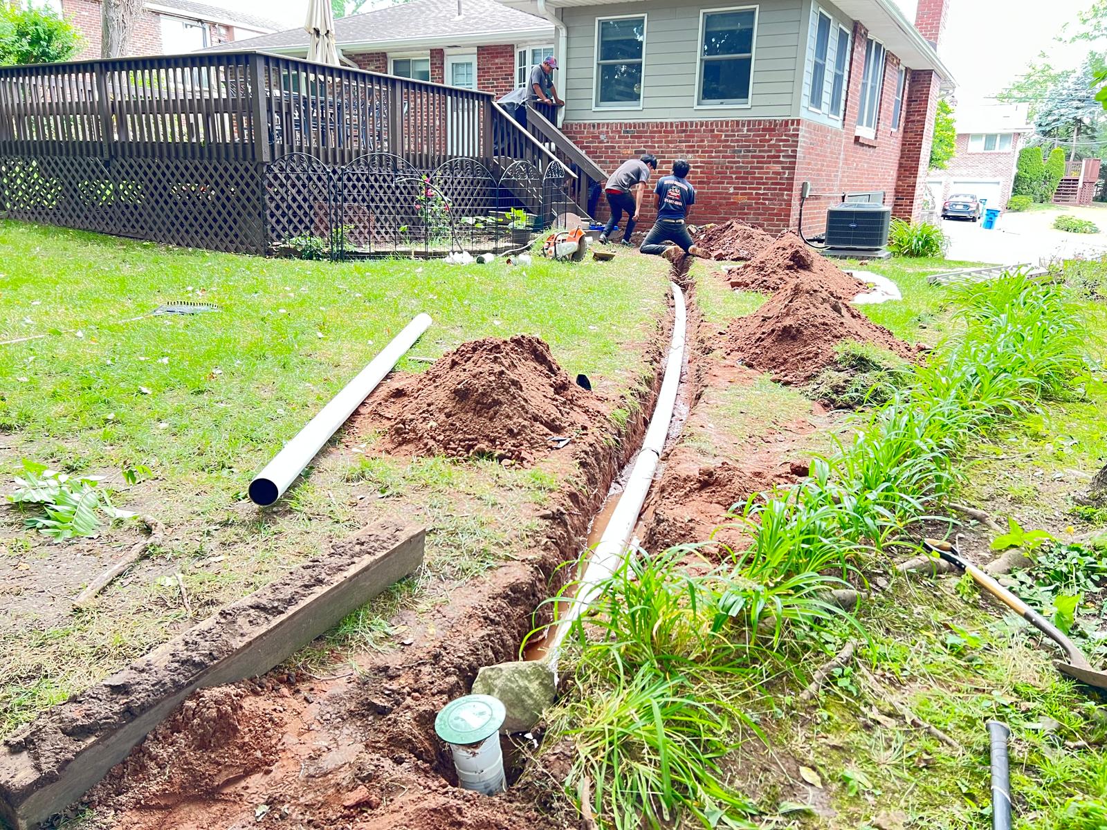 Underground Drain Installation & Repair in North Bergen, NJ